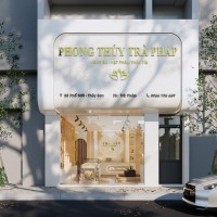 Thiết kế cửa hàng phong thủy Trà Pháp tại Hải Phòng